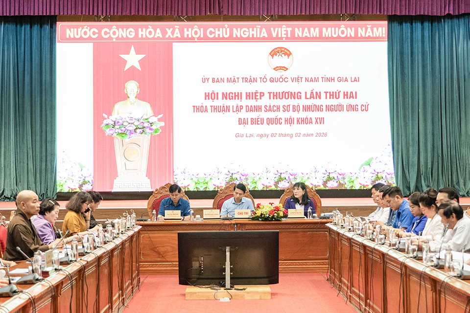 Hiệp thương thỏa thuận lập danh sách những người ứng cử ĐBQH và đại biểu HĐND tỉnh nhiệm kỳ 2026-2031