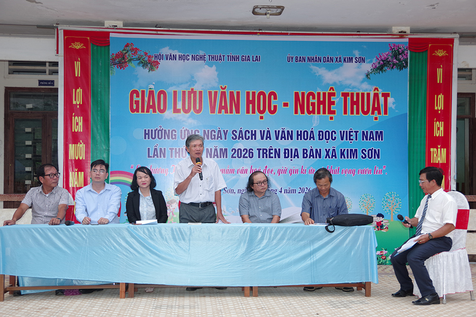 Giao lưu văn học nghệ thuật hưởng ứng Ngày Sách và Văn hóa đọc Việt Nam lần thứ V - 2026