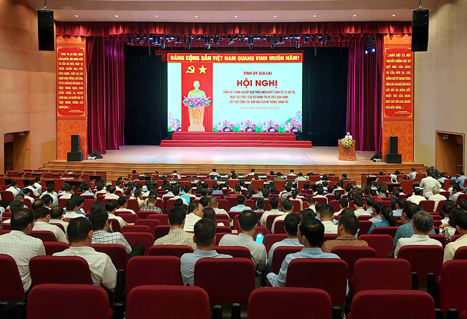 Hội nghị tổng kết, đánh giá kết quả thực hiện Quy chế công tác dân vận của hệ thống chính trị