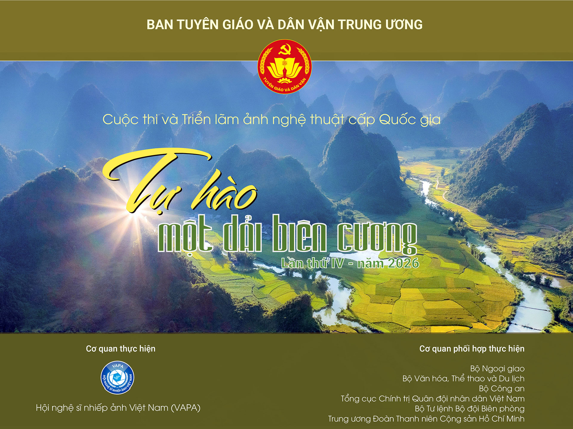 Cuộc thi và Triển lãm ảnh “Tự hào một dải biên cương 2026”